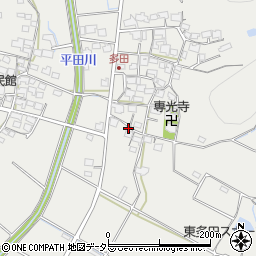 兵庫県姫路市山田町多田411-2周辺の地図