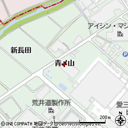愛知県安城市東端町（青ノ山）周辺の地図