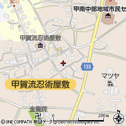 滋賀県甲賀市甲南町竜法師876周辺の地図