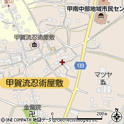 滋賀県甲賀市甲南町竜法師867周辺の地図