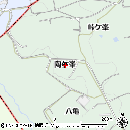 愛知県知多郡阿久比町植大陶ケ峯周辺の地図