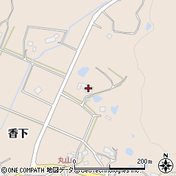 兵庫県三田市香下526周辺の地図