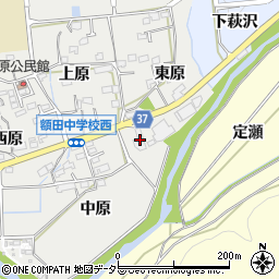 愛知県岡崎市樫山町東原30周辺の地図