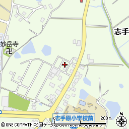 兵庫県三田市志手原873-131周辺の地図