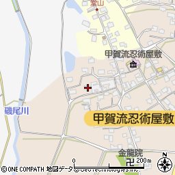 滋賀県甲賀市甲南町竜法師2294周辺の地図