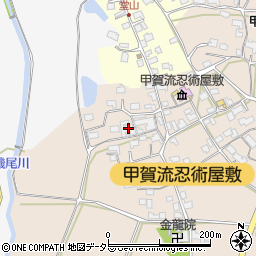 滋賀県甲賀市甲南町竜法師2295周辺の地図