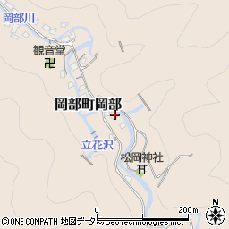 静岡県藤枝市岡部町岡部2696-1周辺の地図