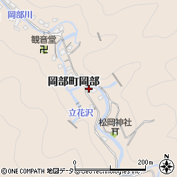 静岡県藤枝市岡部町岡部2696周辺の地図