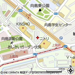 都市再生機構（独立行政法人）西日本支社　向島団地管理サービス事務所周辺の地図