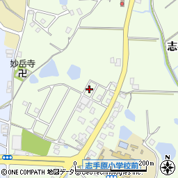 兵庫県三田市志手原439周辺の地図