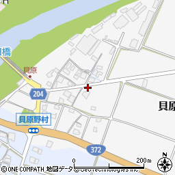 兵庫県加東市貝原152周辺の地図