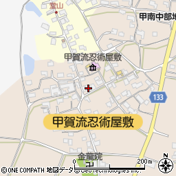 滋賀県甲賀市甲南町竜法師2319周辺の地図