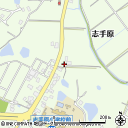 兵庫県三田市志手原826周辺の地図