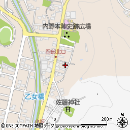 静岡県藤枝市岡部町岡部854-6周辺の地図