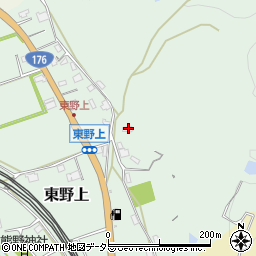 兵庫県三田市東野上321周辺の地図