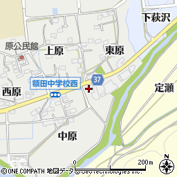 愛知県岡崎市樫山町東原32周辺の地図