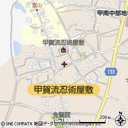 滋賀県甲賀市甲南町竜法師2322周辺の地図