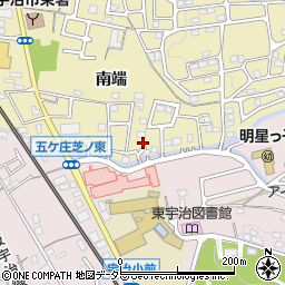 京都府宇治市木幡南端48-24周辺の地図