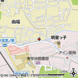 京都府宇治市木幡南端53-20周辺の地図