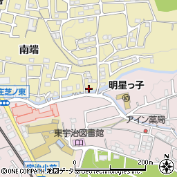 京都府宇治市木幡南端53-1周辺の地図