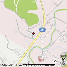 兵庫県三木市吉川町冨岡240周辺の地図