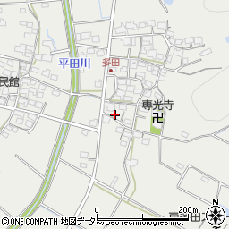 兵庫県姫路市山田町多田204周辺の地図