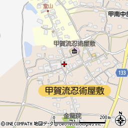 滋賀県甲賀市甲南町竜法師2316周辺の地図