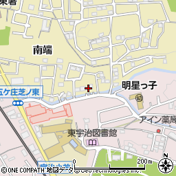 京都府宇治市木幡南端53-6周辺の地図