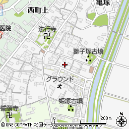 愛知県安城市東町獅子塚23-1周辺の地図