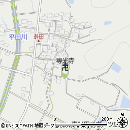 兵庫県姫路市山田町多田194周辺の地図