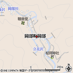 静岡県藤枝市岡部町岡部2684周辺の地図