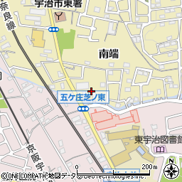 京都府宇治市木幡南端40-20周辺の地図