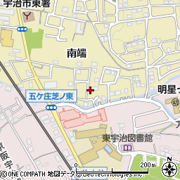 京都府宇治市木幡南端46-6周辺の地図