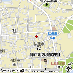 兵庫県加東市社1478周辺の地図