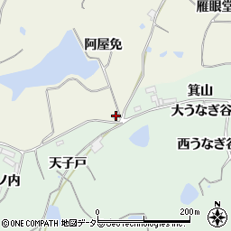 愛知県知多郡阿久比町矢高阿屋免39周辺の地図