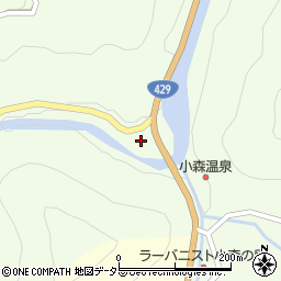 岡山県加賀郡吉備中央町小森1888周辺の地図