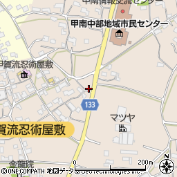 滋賀県甲賀市甲南町竜法師711周辺の地図