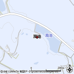 愛知県常滑市久米（濁池）周辺の地図