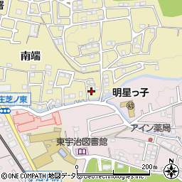 京都府宇治市木幡南端53周辺の地図