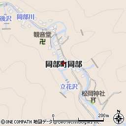 静岡県藤枝市岡部町岡部2683周辺の地図