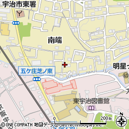 京都府宇治市木幡南端46-5周辺の地図