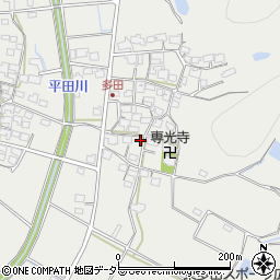 兵庫県姫路市山田町多田201-1周辺の地図