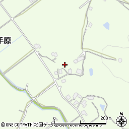 兵庫県三田市志手原675周辺の地図