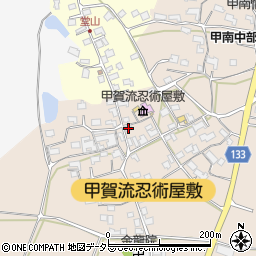 滋賀県甲賀市甲南町竜法師2315周辺の地図