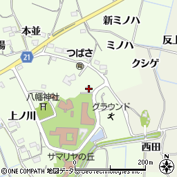 愛知県新城市矢部上ノ川6周辺の地図