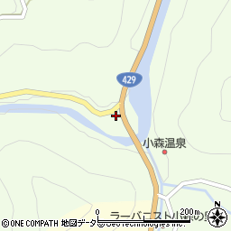 岡山県加賀郡吉備中央町小森1883周辺の地図