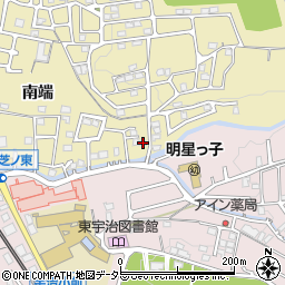 京都府宇治市木幡南端54-11周辺の地図