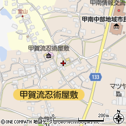 滋賀県甲賀市甲南町竜法師2327周辺の地図