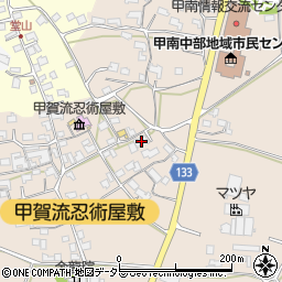 滋賀県甲賀市甲南町竜法師864周辺の地図