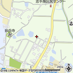 兵庫県三田市志手原439-31周辺の地図